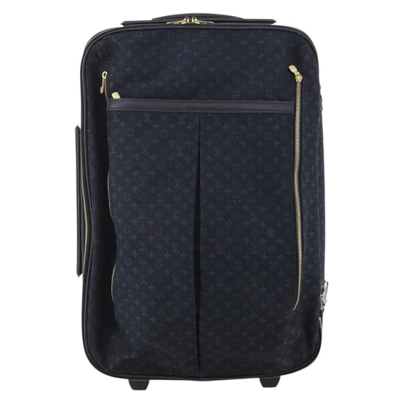 LOUIS VUITTON Monogram Mini Annette Suitcase TST Blue M23281 LV Auth mr2680