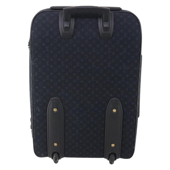 LOUIS VUITTON Monogram Mini Annette Suitcase TST Blue M23281 LV Auth mr2680