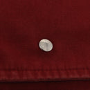 HERMES Bathas Shoulder Bag Canvas Red Silver Auth mr2683-14