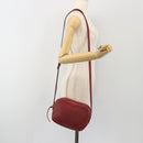 GUCCI Micro GG Canvas Guccissima Bag Leather Red Gold 449413 Auth mr2685-24