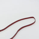 GUCCI Micro GG Canvas Guccissima Bag Leather Red Gold 449413 Auth mr2685-14