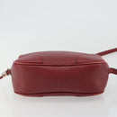 GUCCI Micro GG Canvas Guccissima Bag Leather Red Gold 449413 Auth mr2685-5