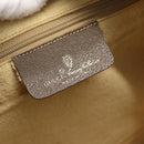 GUCCI GG Supreme Web Sherry Line Boston Bag PVC Beige Gold 58 02 007 Auth mr2687-18