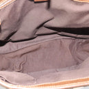GUCCI GG Canvas Hand Bag Beige Gold 145818 Auth mr2688-15