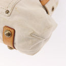 LOUIS VUITTON Cruise line Glove shopper MM Bag Canvas Beige M95114 Auth mr2692A-16