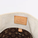 LOUIS VUITTON Cruise line Glove shopper MM Bag Canvas Beige M95114 Auth mr2692A-18