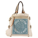 LOUIS VUITTON Cruise line Glove shopper MM Bag Canvas Beige M95114 Auth mr2692A-13