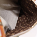 LOUIS VUITTON Cruise line Glove shopper MM Bag Canvas Beige M95114 Auth mr2692A-22