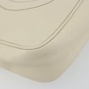 GUCCI Shoulder Bag Leather White Gold 308364 Auth mr2693-11