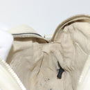 GUCCI Shoulder Bag Leather White Gold 308364 Auth mr2693-18