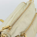 PRADA Shoulder Bag Nylon Gold Auth mr2696-20
