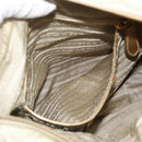 PRADA Shoulder Bag Nylon Gold Auth mr2696-26