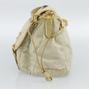 PRADA Shoulder Bag Nylon Gold Auth mr2696-4