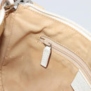 GUCCI Bamboo Shoulder Bag Leather White Silver 001 3870 Auth mr2697-21