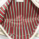 GUCCI GG Canvas Newbrit Shoulder Bag Beige Gold 169998 Auth mr2699A-16