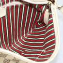 GUCCI GG Canvas Newbrit Shoulder Bag Beige Gold 169998 Auth mr2699A-17