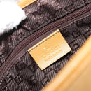 GUCCI Bamboo Shoulder Bag Suede Leather Brown Gold 001 4060 Auth mr2700A-17