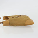 GUCCI Bamboo Shoulder Bag Suede Leather Brown Gold 001 4060 Auth mr2700A-5