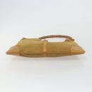 GUCCI Bamboo Shoulder Bag Suede Leather Brown Gold 001 4060 Auth mr2700A-9