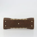 GUCCI GG Canvas Hand Bag Beige Gold 120895 Auth mr2703-5