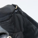 CHANEL Choco Bar Line Shoulder Bag Leather Black Silver CC Auth mr2705-19