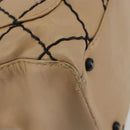 CHANEL Wild Stitch Hand Bag Leather Perfo Beige Gold CC Auth mr2706-14