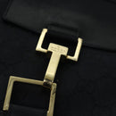 GUCCI Sherry Line GG Canvas Shoulder Bag Black White 001 4094 Auth mr271-9