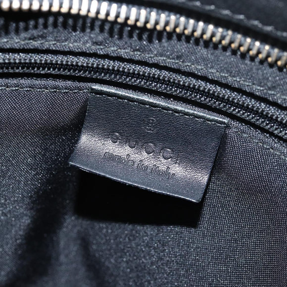 GUCCI Sherry Line GG Canvas Shoulder Bag Black White 001 4094 Auth mr271