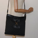 GUCCI Sherry Line GG Canvas Shoulder Bag Black White 001 4094 Auth mr271-22