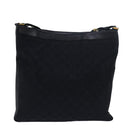 GUCCI Sherry Line GG Canvas Shoulder Bag Black White 001 4094 Auth mr271-2
