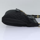 GUCCI Sherry Line GG Canvas Shoulder Bag Black White 001 4094 Auth mr271-4