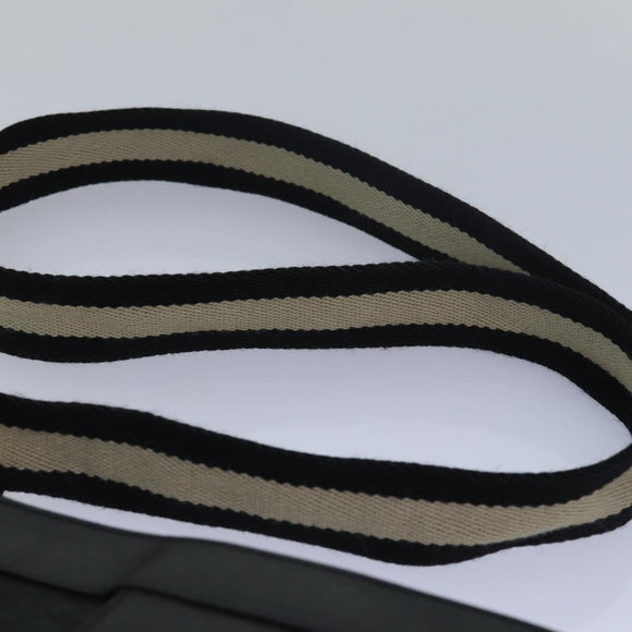 GUCCI Sherry Line GG Canvas Shoulder Bag Black White 001 4094 Auth mr271