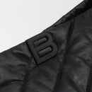 BALENCIAGA Crash Shoulder Bag Leather Black 777856 Auth mr2710V-15