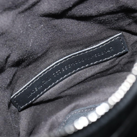 BALENCIAGA Crash Shoulder Bag Leather Black 777856 Auth mr2710V