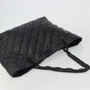BALENCIAGA Crash Shoulder Bag Leather Black 777856 Auth mr2710V-6