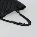 BALENCIAGA Crash Shoulder Bag Leather Black 777856 Auth mr2710V-7