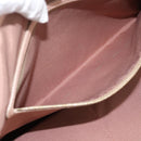Christian Dior Canage Panarea Tote Bag Coated Canvas Pink Gold Auth mr2712-20