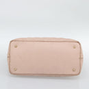 Christian Dior Canage Panarea Tote Bag Coated Canvas Pink Gold Auth mr2712-9