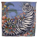 HERMES Carre 70 Scarf ""Tiger"" Silk Red Auth mr2714M-1
