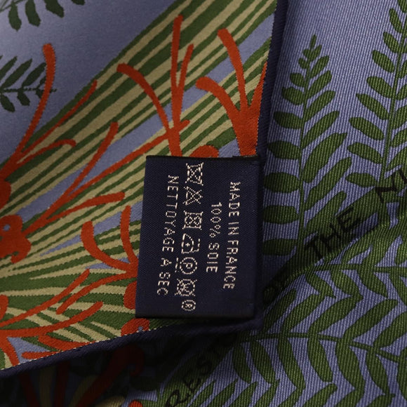 HERMES Carre 70 Scarf ""Tiger"" Silk Red Auth mr2714M