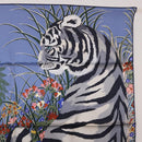 HERMES Carre 70 Scarf ""Tiger"" Silk Red Auth mr2714M-3