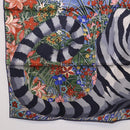 HERMES Carre 70 Scarf ""Tiger"" Silk Red Auth mr2714M-4