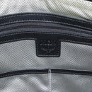 MCM Vicetos Logogram Clutch Bag Leather PVC Black Silver Auth mr2715-16