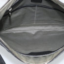 MCM Vicetos Logogram Clutch Bag Leather PVC Black Silver Auth mr2715-17