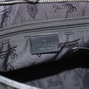 GUCCI GG Canvas Guccissima Shoulder Bag Leather Black Gold 201446 Auth mr2717-15