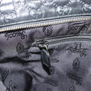 GUCCI GG Canvas Guccissima Shoulder Bag Leather Black Gold 201446 Auth mr2717-19
