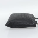 GUCCI GG Canvas Guccissima Shoulder Bag Leather Black Gold 201446 Auth mr2717-5