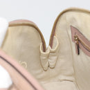 GUCCI Micro GG Canvas Guccissima Bag Patent Leather 2way Pink Beige Auth mr2719-22