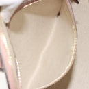 GUCCI Micro GG Canvas Guccissima Bag Patent Leather 2way Pink Beige Auth mr2719-24