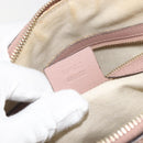 GUCCI Micro GG Canvas Guccissima Bag Patent Leather 2way Pink Beige Auth mr2719-12